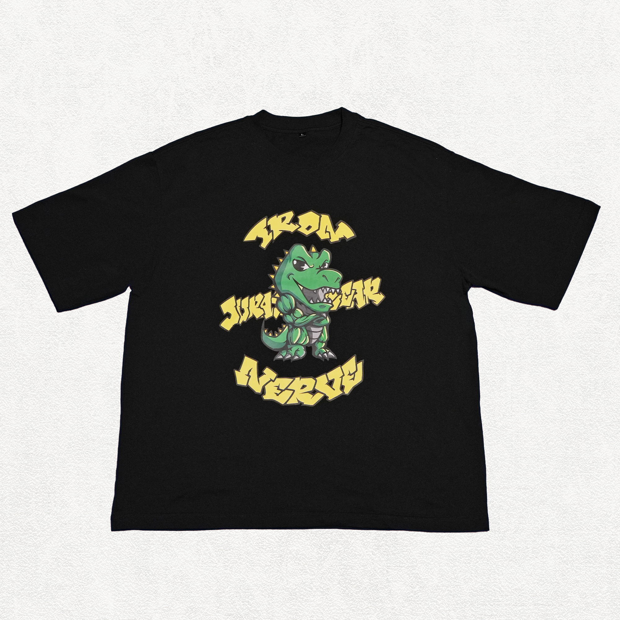 ジュラシック木澤さんTシャツ 直筆サイン IRON NERVE 脚トレ専用Tシャツ新品未使用 ジュラシック木澤