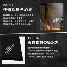 画像をギャラリービューアに読み込む, 【7％OFF / 定番2点セット】PERFORMANCE COTTON SHORTS &amp; 脚トレ&quot;ゴールド&quot;T

