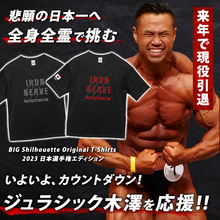 画像をギャラリービューアに読み込む, BIG Shilhouette Original T-Shirts 2023 日本選手権エディション
